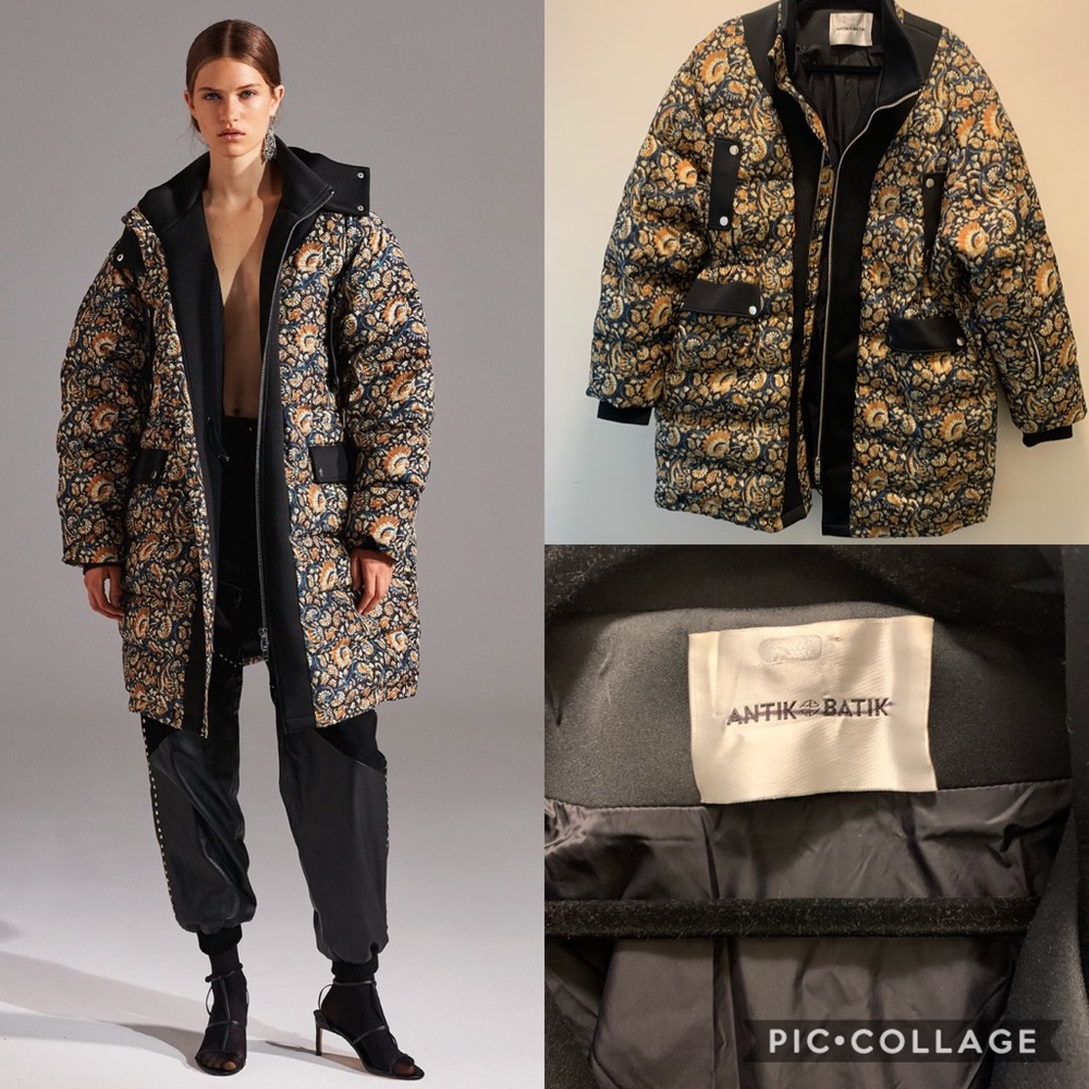 NWOT Anthropologie Antik Balik Kalak Oversize Puff
